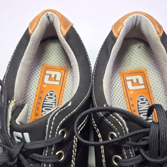 FootJoy FJ Contour Casual SpikeLess Golf Shoes Men's Size 8 M Black 54244 - Picture 9 of 12